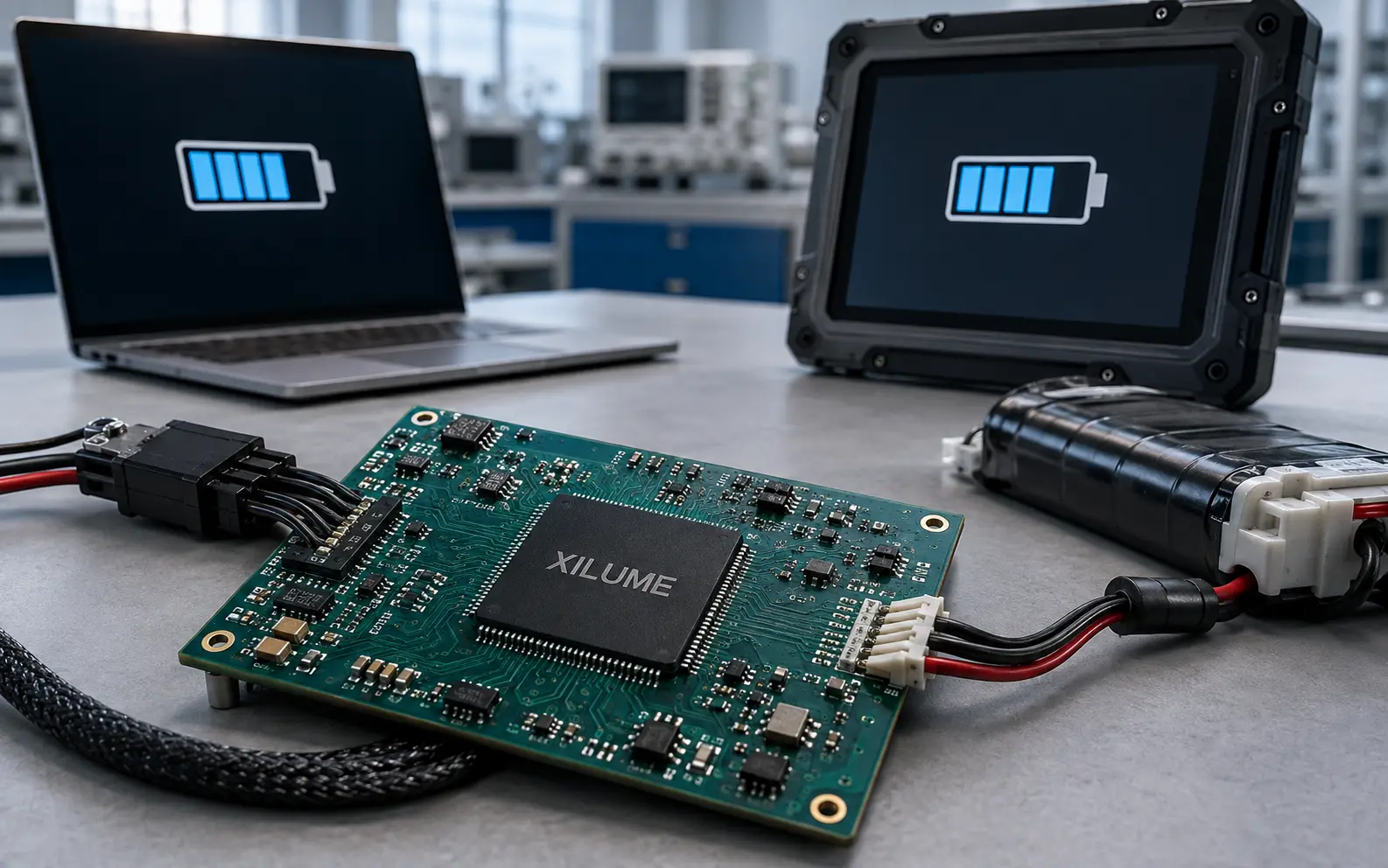 Smart-battery information shown on computer systems